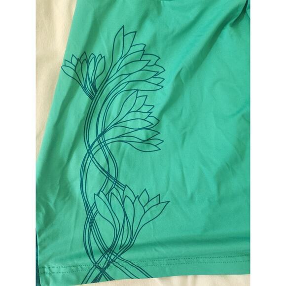 REI Co-Op Athletic Tank sz L Floral camping hiking  granola girl gorpcore - Picture 2 of 7